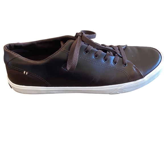 Sperry Top Sider Mens Leather Lace Up Casual Shoes Brown Size 10 - Picture 9 of 15